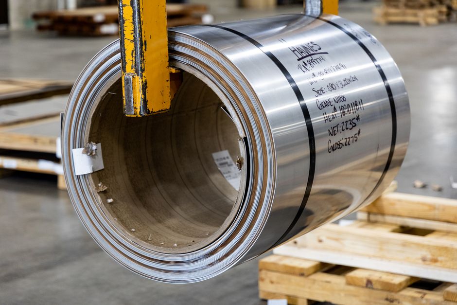 Steel coil in a modern warehouse, showcasing industrial materials ready for manufacturing. (Photo: Rolled Alloys Specialty Metal Supplier / Pexels)